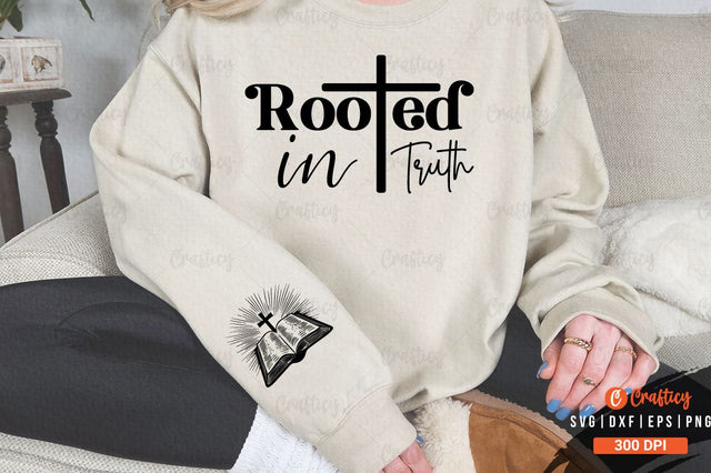 Rooted in Truth Sleeve SVG Design SVG Designangry 
