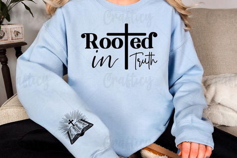 Rooted in Truth Sleeve SVG Design SVG Designangry 