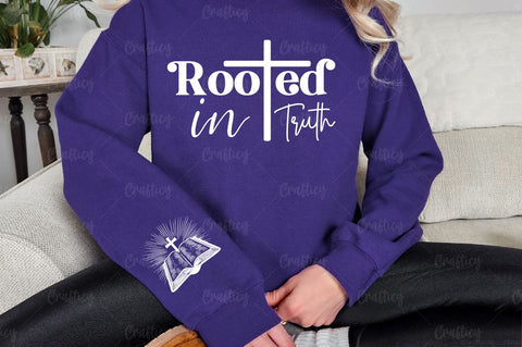 Rooted in Truth Sleeve SVG Design SVG Designangry 