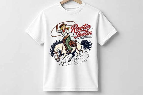 Rootin Tootin Cowgirl Western PNG Digital Download SVG BillahCrafts 