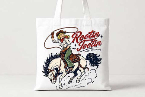 Rootin Tootin Cowgirl Western PNG Digital Download SVG BillahCrafts 