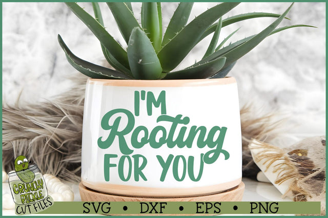 Rooting For You SVG SVG Crunchy Pickle 