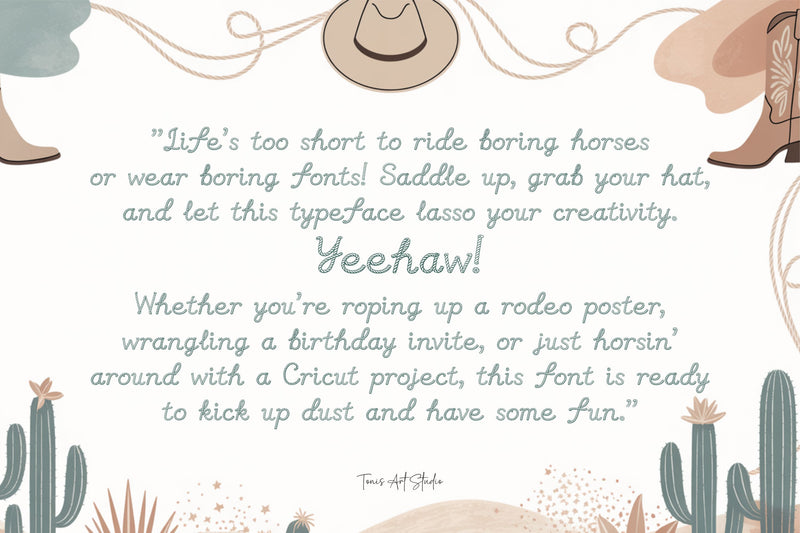 Rope Rider Font – Cowboy Rope Font, Western Lasso Letters, Rope Font ...