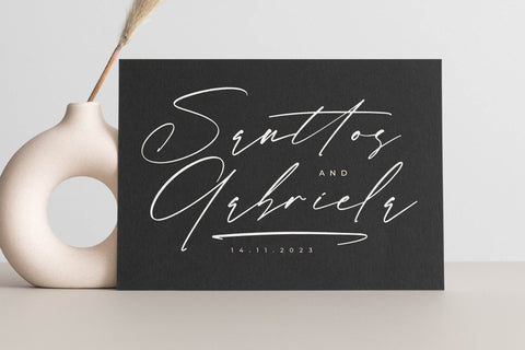 Rosatlinde - Elegant Signature Script Font Letterena Studios 