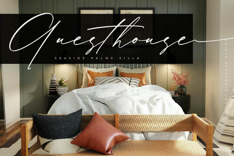 Rosatlinde - Elegant Signature Script Font Letterena Studios 