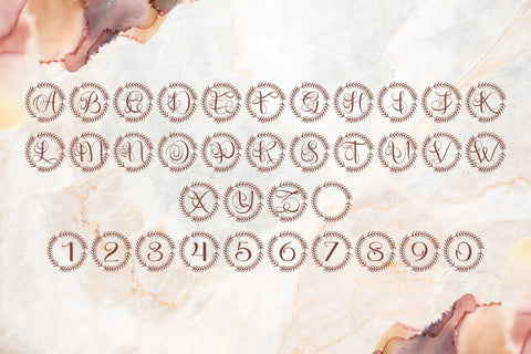 Rosaver Monogram Font Font Dm Letter Studio 