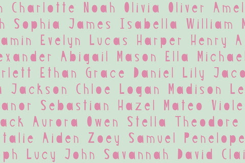 Rosavina Sans Font Beck McCormick 