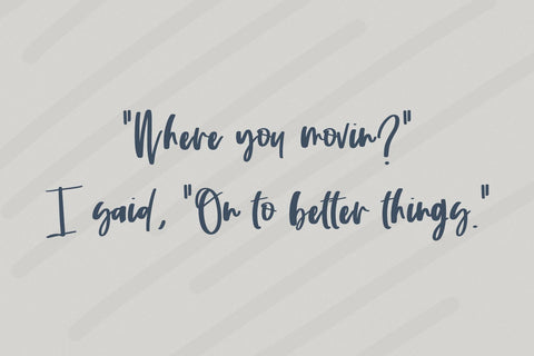 Roscoe Corner Script Font Beck McCormick 