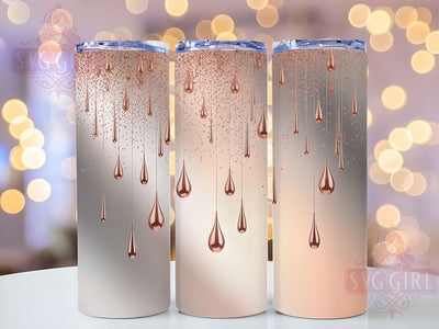 Rose Gold Glitter Tumbler, Silver Gold Glitter Wrap, Glitter Sublimation Cup, Rose Gold Tumbler Design, 20oz Glitter Wrap, Glam Sparkle Tumbler, Shiny Glitter Cup Sublimation SvggirlplusArt 