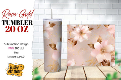Rose tumbler. Rose flowers tumbler sublimation Sublimation Yustaf Art Store 