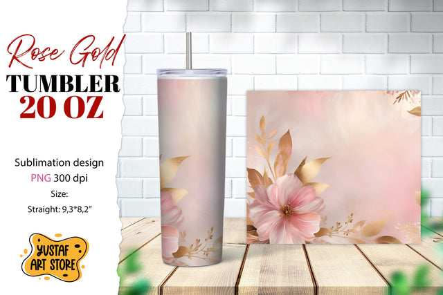 Rose tumbler. Rose flowers tumbler sublimation Sublimation Yustaf Art Store 