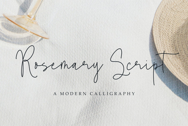 Rosemary Script Font Font Balpirick 
