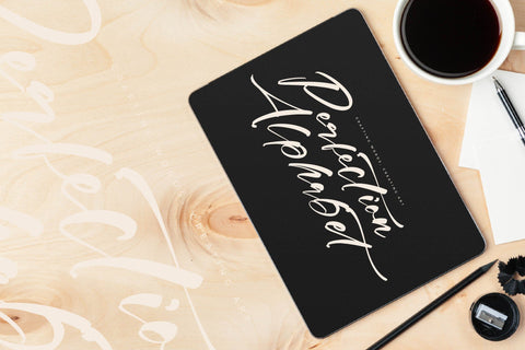 Rosetwood Adorattion - Modern Calligraphy Script Font Letterena Studios 