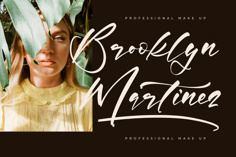 Rosetwood Adorattion - Modern Calligraphy Script Font Letterena Studios 