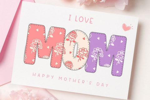 Rosy - Color Font for Sublimation and Craft Projects Font AnningArts Design 