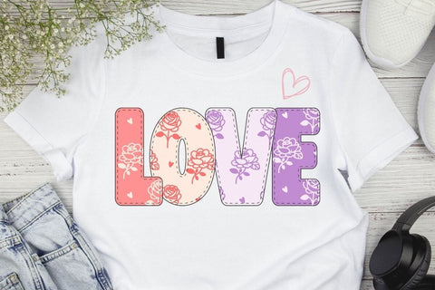 Rosy - Color Font for Sublimation and Craft Projects Font AnningArts Design 