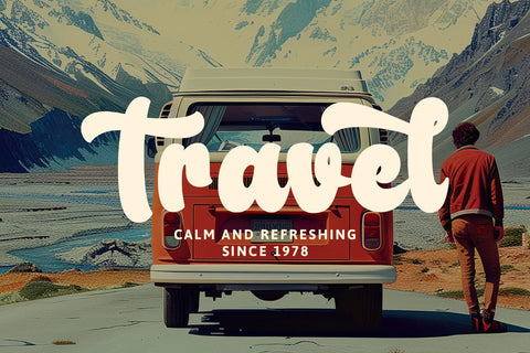 Rotterdam - Vintage Font Font Mozarella 