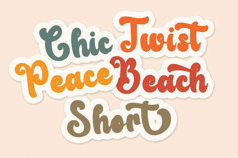 Rotterdam - Vintage Font Font Mozarella 