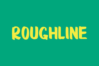 ROUGHLINE BRUSH FONT Font Yuby 