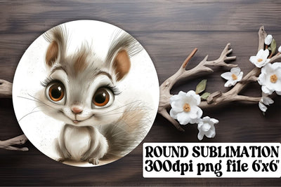 Round Animal Portrait Circles Sublimation afrosvg 