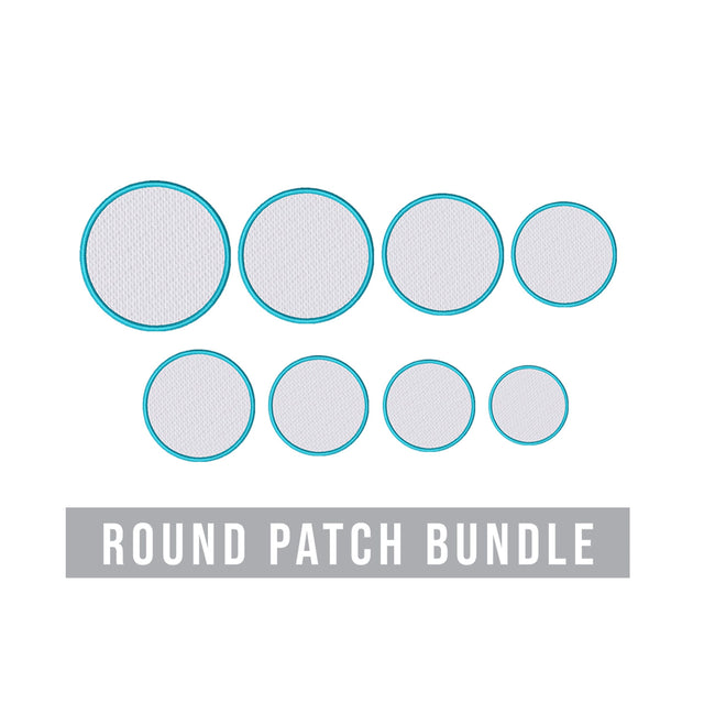 Round Applique Patch Embroidery Design Bundle Embroidery/Applique DESIGNS Creatively Embroidery 