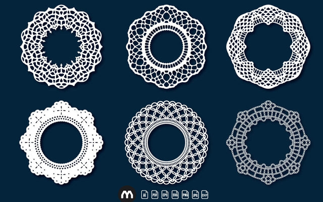 Round Circle Frame SVG & Circle Monogram SVG SVG naemmiah021 