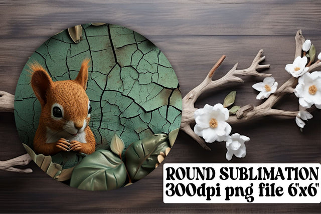Round Delights with 3D Animals - Sublimation Wonders Sublimation afrosvg 