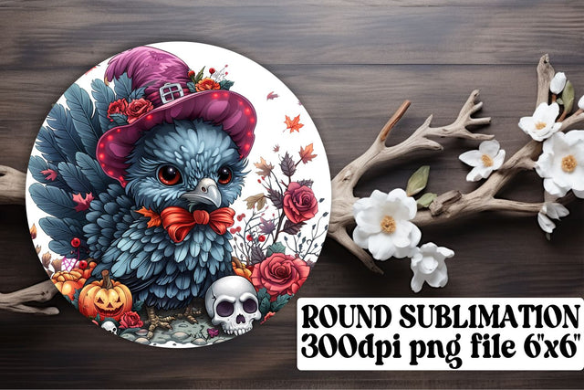 Round Design: Fall Design Turkey Sublimation PNG Sublimation afrosvg 