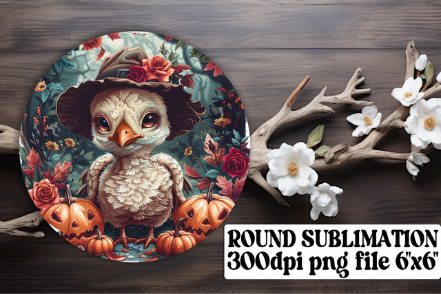 Round Design Fall Turkey Sublimation PNG Sublimation afrosvg 