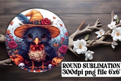 Round Design: Thanksgiving Turkey Sublimation PNG Sublimation afrosvg 