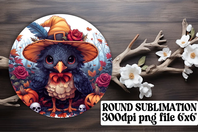 Round Design: Thanksgiving Turkey Sublimation PNG Sublimation afrosvg 