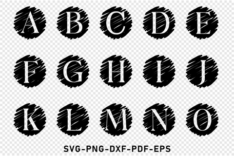 Round Distressed Font SVG Designs, Grunge Alphabet Monogram Letters, Keychain SVG Bundle, Backgrounds Sublimation SVG D2PUTRI Designs 