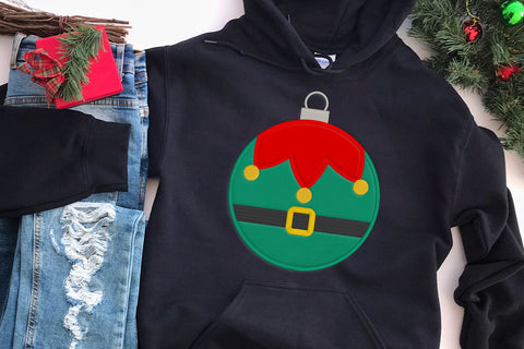 Round Elf Outfit Ornament Applique Embroidery Embroidery/Applique DESIGNS Risa Rocks It 