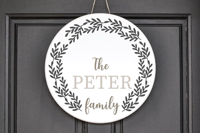 Round Family Monogram SVG Cut files | Split Monogram SVG SVG zoellartz 