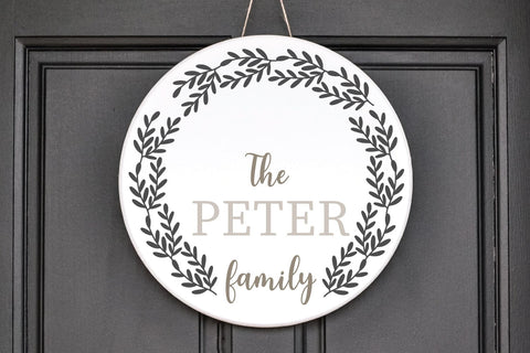Round Family Monogram SVG Cut files | Split Monogram SVG SVG zoellartz 