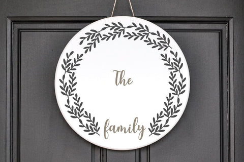 Round Family Monogram SVG Cut files | Split Monogram SVG SVG zoellartz 