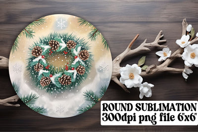 Round PNGs for stylish keychains, ideal for sublimation! , Christmas Sublimation afrosvg 
