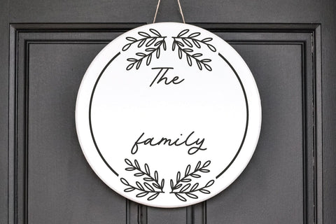 Round Split Monogram SVG Cut File Family Monogram SVG SVG zoellartz 