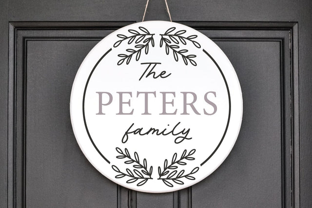 Round Split Monogram SVG Cut File Family Monogram SVG SVG zoellartz 