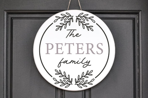 Round Split Monogram SVG Cut File Family Monogram SVG SVG zoellartz 