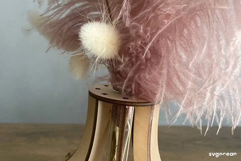 Round Tube Vase Laser Cut SVG SvgOcean 