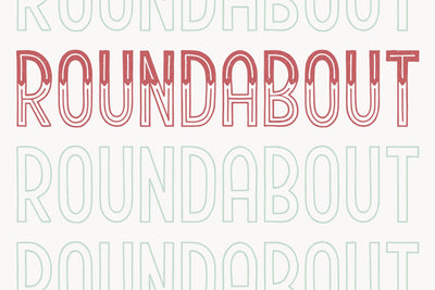 Roundabout Font Lauren Ashpole 