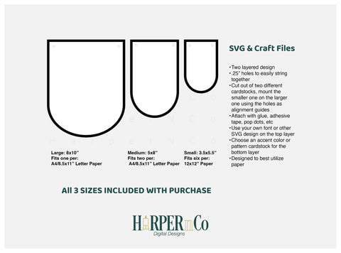 Rounded Banner SVG PNG Cut EPS File SVG HarperNCo 