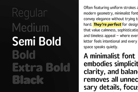 Rounded Sans Family - Rosmie Font Arterfak Project 
