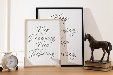 Routhanty Signatera - Ballpoint Signature Font Font Letterena Studios 