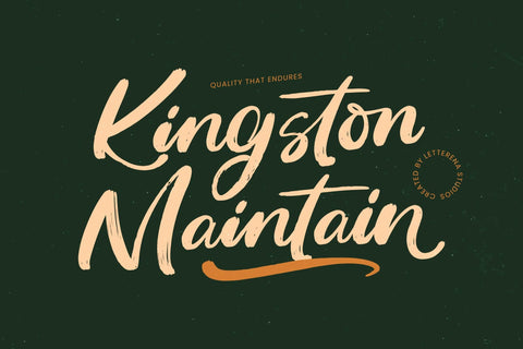 Routine Oldnight - Modern Brush Font Font Letterena Studios 