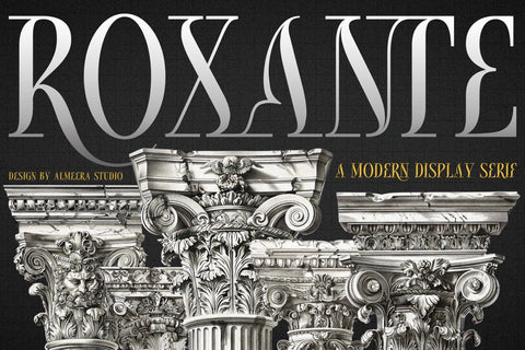 Roxante - Modern Serif Font studioalmeera 