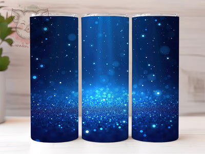 Royal Blue Glitter, Ombre Tumbler, Dark Blue Design, 20oz Tumbler, Glitter Wrap, Sublimation Design, Custom Tumbler Sublimation Lara' s Designs 