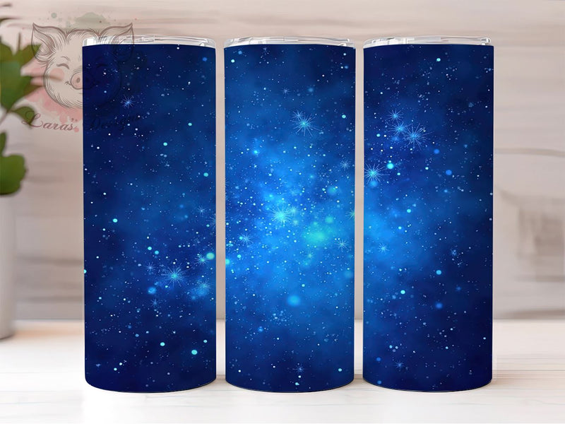 Royal Blue Glitter, Ombre Tumbler, Dark Blue Design, 20oz Tumbler, Glitter Wrap, Sublimation Design, Custom Tumbler Sublimation Lara' s Designs 