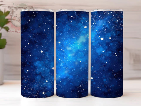 Royal Blue Glitter, Ombre Tumbler, Dark Blue Design, 20oz Tumbler, Glitter Wrap, Sublimation Design, Custom Tumbler Sublimation Lara' s Designs 